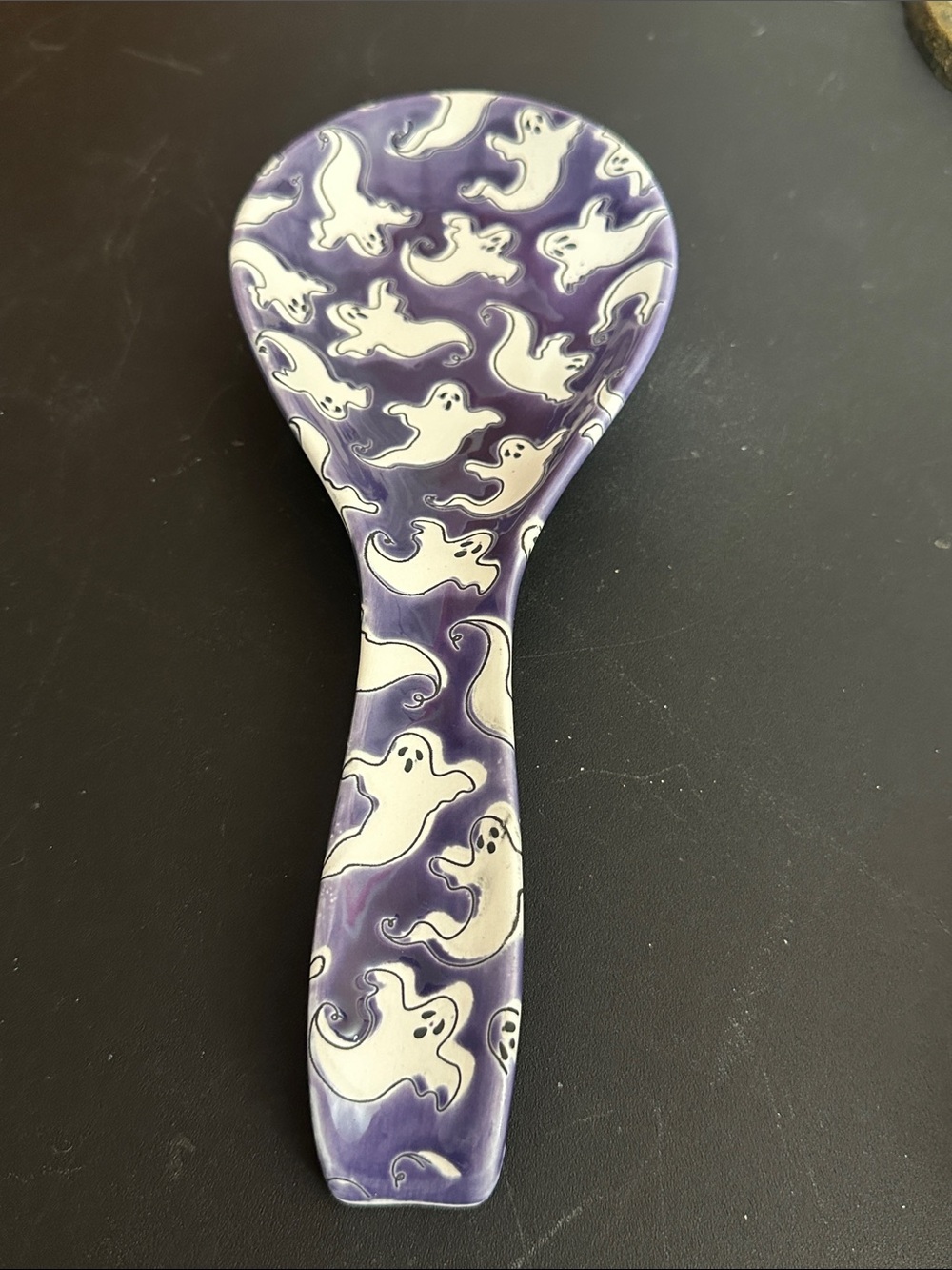 Prima design Halloween purple ghost spoon rest